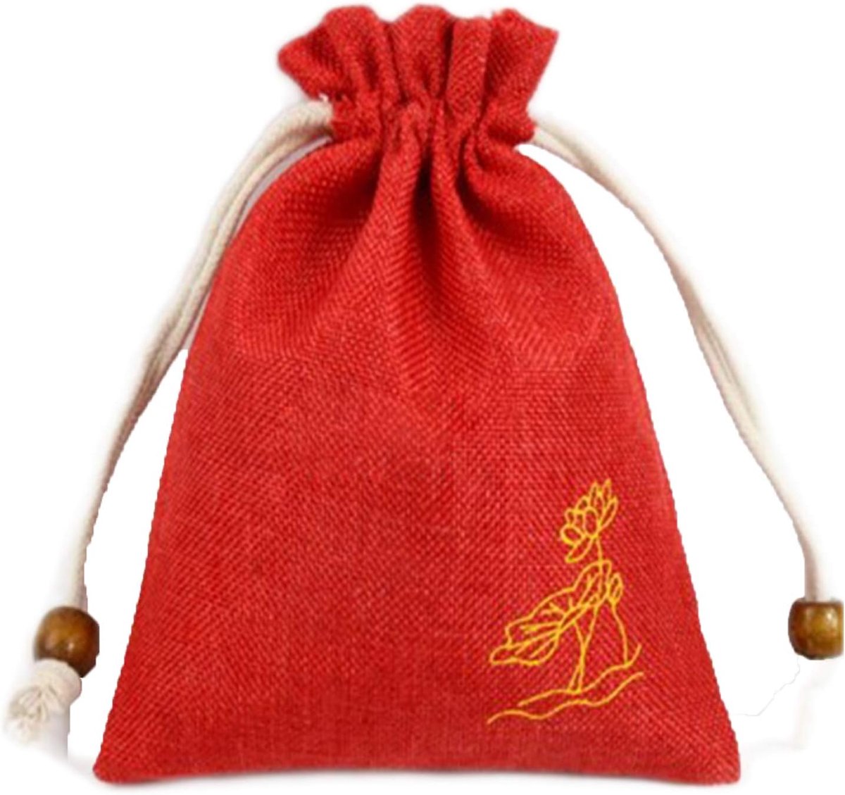 Jute tas hessian tassen Gift Bag Jute Cord, met trekkoord, harnas linnen tas jute koord zak voor bruiloft feest verjaardag (12x15cm)