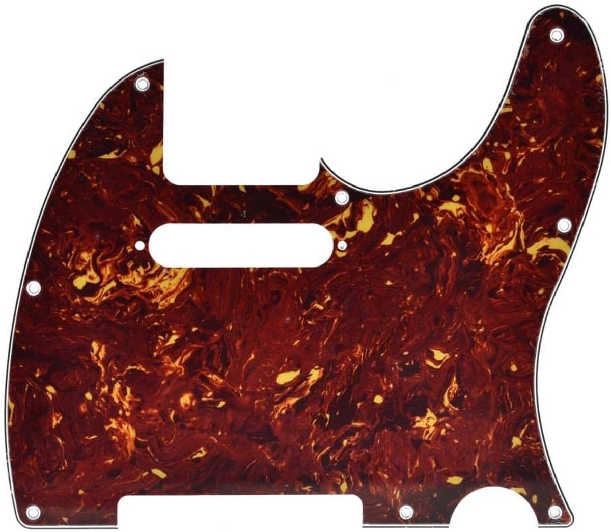 8-gats Tele Stijl Slagplaat TL Slagplaatbeschermer met Pickup Montage Schroefgaten voor Tele/Telecaster Vintage Tortoise