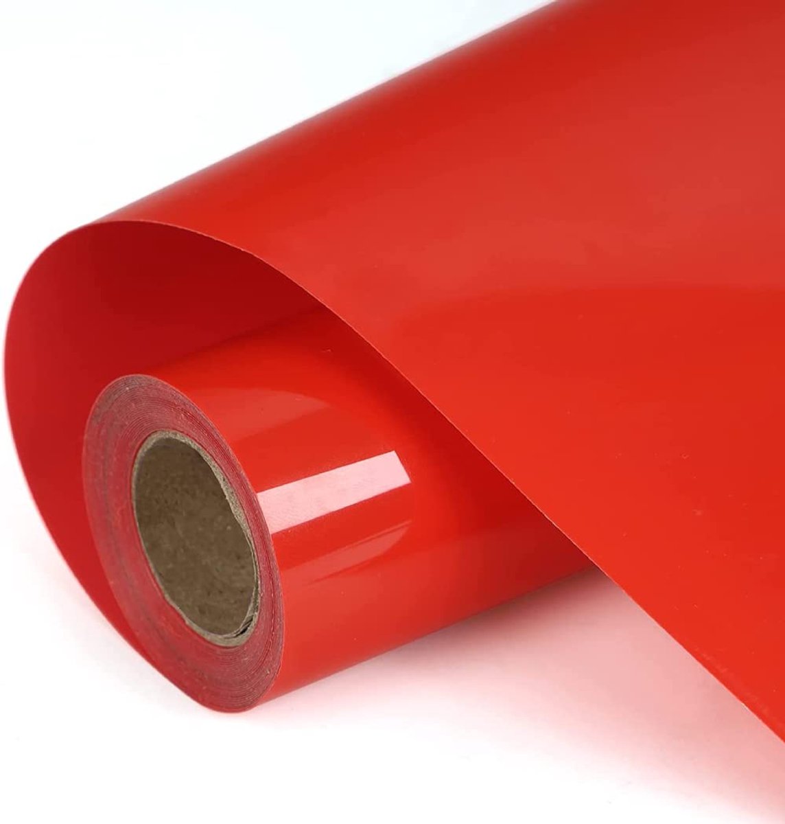 Textil, 30.5cm x 152cm Flex Plotter-Textiel voor Bijknippen en Silhouette Cameo, Gebruikt in DIY T-shirt en andere stoffen, Gemakkelijk te Knippen en Onkruid (Rood)
