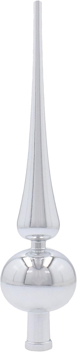 Puntige Boomtopper, 30 cm (Zilver)