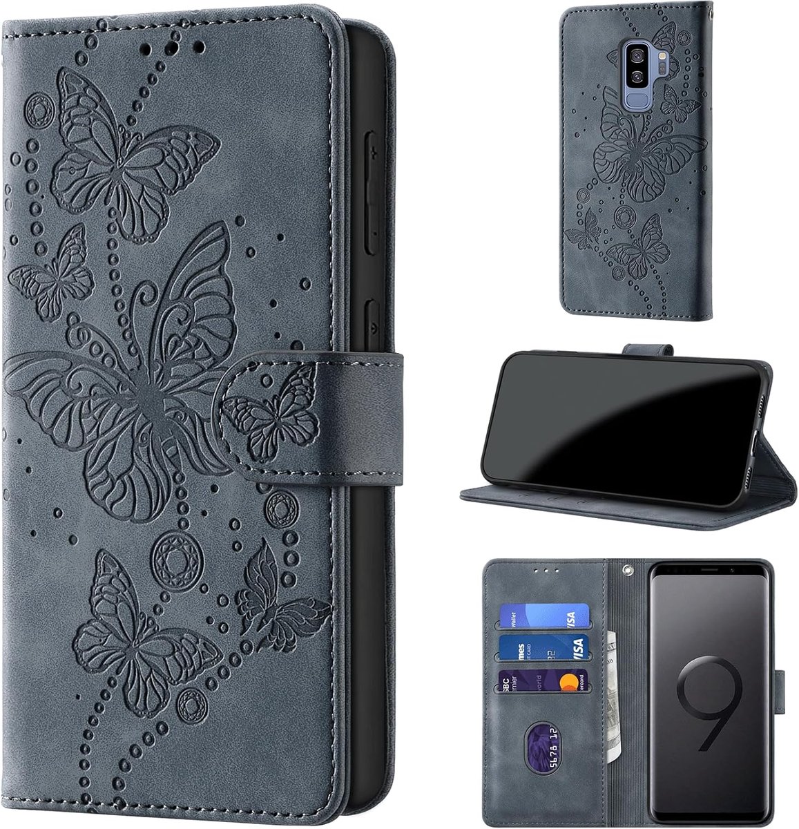 Beschermhoes voor Samsung Galaxy S9 Plus 6,2 Zoll, rood