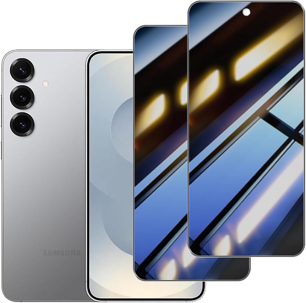 2 Stuks Schermbeschermer Anti-Spy Gehard Glas voor Samsung Galaxy S25 Plus