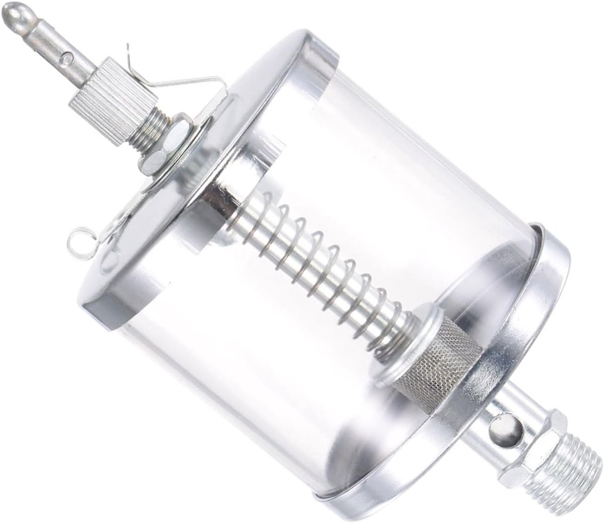Type Olie Cup, | M16x1.5 Draad 200ml | Koolstofstaal Plating Olie Dispenser Draaibank Machine Power Accessoires - (Toepassingen: voor industriële smering), 1-delig