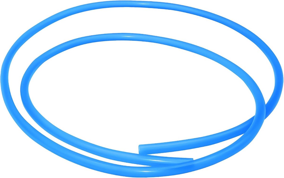 Buis 7 mm ID x 10 mm buitendiameter 1,5 m (4,9FT), flexibele siliconen rubberen slang, luchtslang, waterpijp voor pompopdracht (blauw)