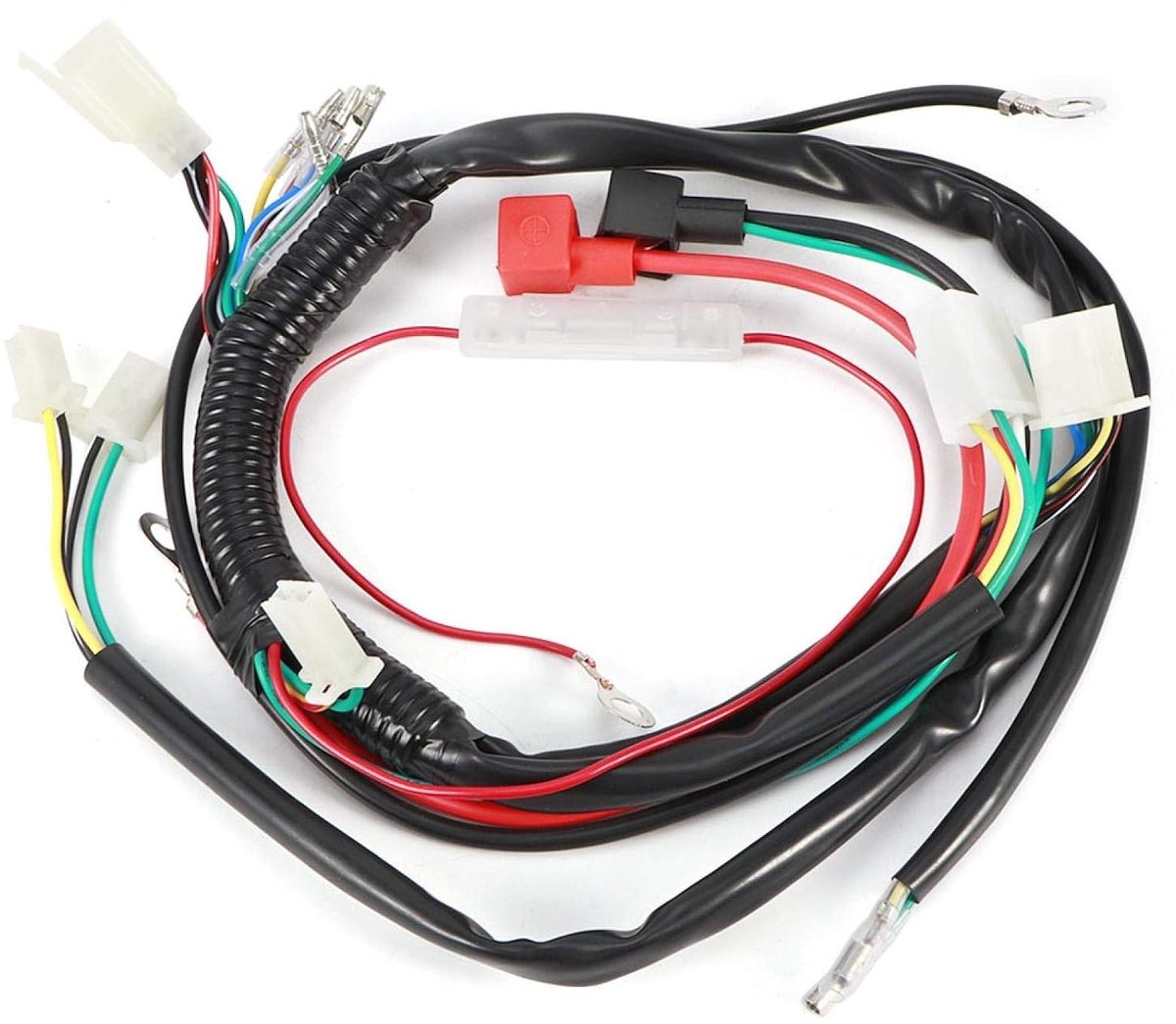 Elektrische Startbedrading voor Pit Bike, Motorfiets, ATV en Quad - Geschikt voor 70cc tot 125cc, Duurzaam PVC, Eenvoudige Installatie