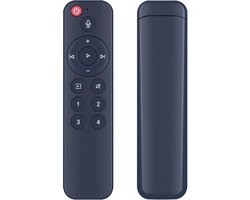 Afstandsbediening voor WiiM Pro AirPlay 2-ontvanger, Pro Plus Audio Streamer met 4 muziekkeuzetoetsen en push-to-talk-functie, voor WiiM Music Streamer en versterker