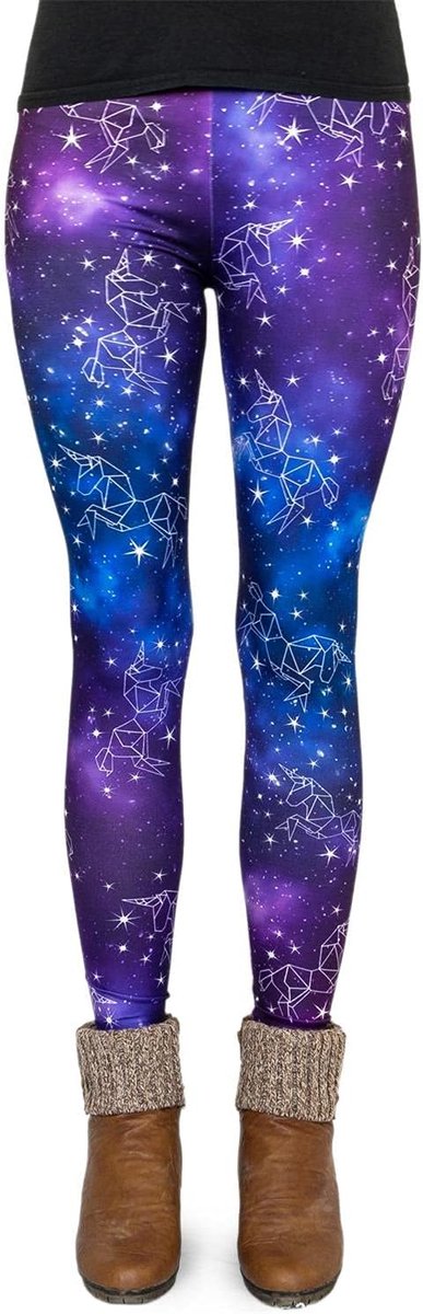 cosey - bedrukte kleurrijke legging (one size fits all) - ontwerp Halloween