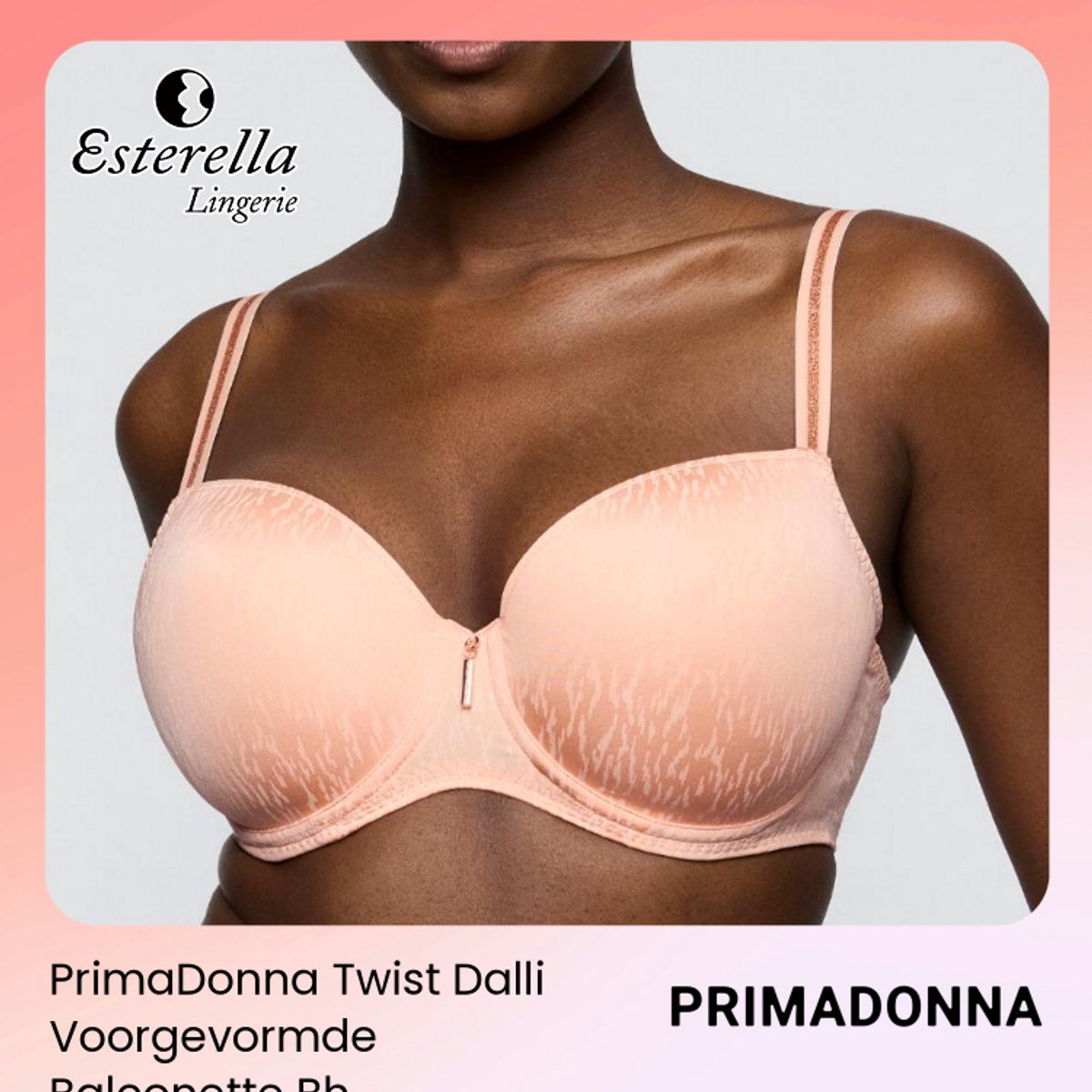 PrimaDonna Twist Dalli Voorgevormde Balconette Bh 0242592 Zijde - maat EU 75B / FR
