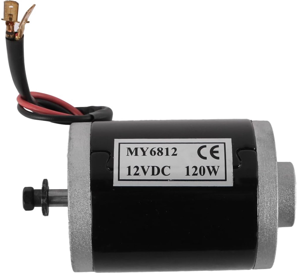 Geborstelde DC-motor 12V 120W MY6812 Elektromotor voor elektrische scooters en elektrische fietsen met synchroon riemaandrijfsysteem