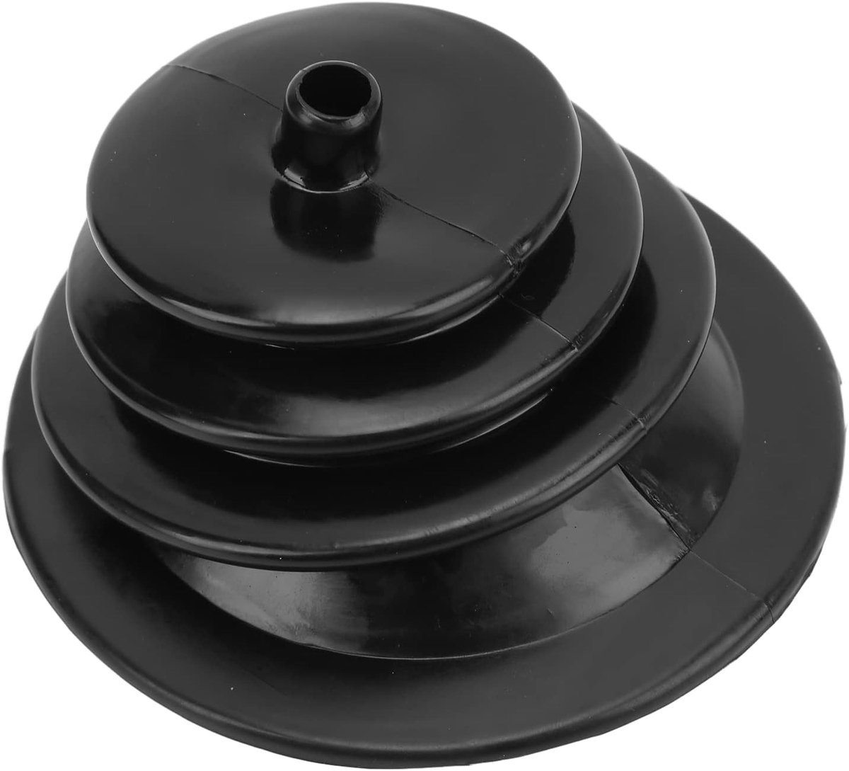 Laars, Zwart Rubber Universele Handrem Hendel Starter Plaat Kit Stofdicht Versnellingspook Boots Cover Ronde Versnellingspook