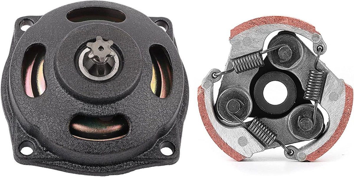 Koppelingen en Onderdelen 6 Tanden Koppeling Drum Pad Gear Box Kit Fit voor 47 Mini Moto Quad Pocket Bike