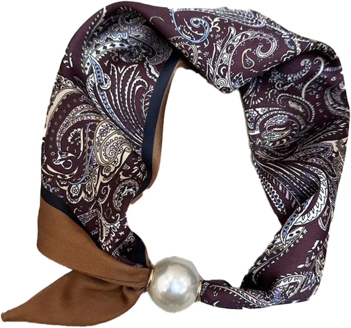 Sjaal voor dames, elegante en lichte werksjaal van 100% zijde, geschikt voor alle gelegenheden - 150 x 15 cm