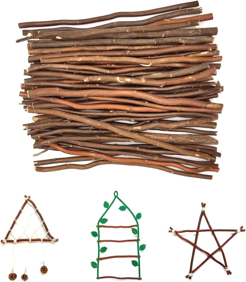 Houten stokjes voor knutselen twijgen ambacht 100 stuks 10CM Log Sticks Natuurlijke boomschors Rustieke home decor DIY