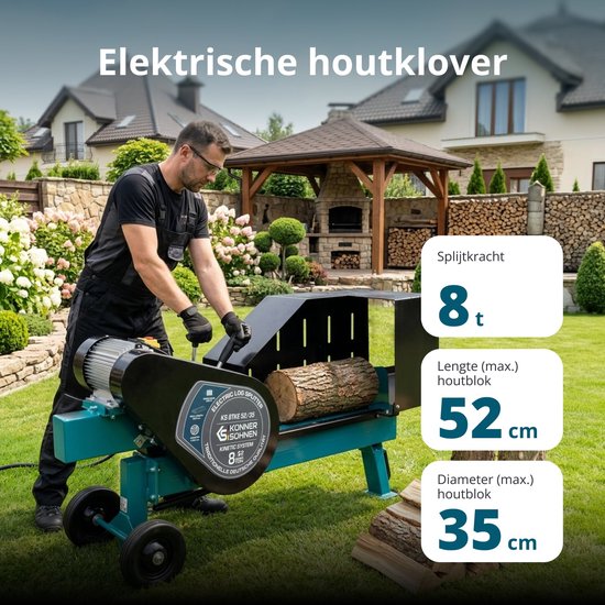Elektrische Houtklover KS 8TKE 52/35 — afbeelding 5