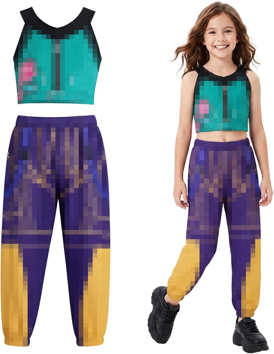 Cosplay Top en Shorts Uniform, Hun-ters Zo-ey Anime Cosplay Kostuum, Kinderen Cosplay Anime Filmzanger Idolkostuum voor carnaval, podiumjurk, verkleedfeest