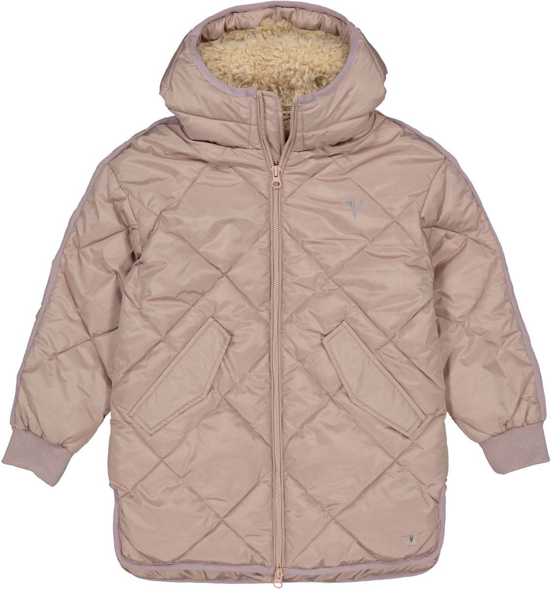 Levv - Meisjes winterjas Jenna - Light Mauve - Maat 98/104