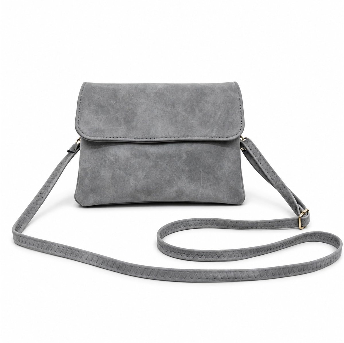 Crossbody Bag for Women, Mini PU Leather Shoulder Bag with Detachable Strap, Small Crossbody Purse for Travel, Work - ShopVlot