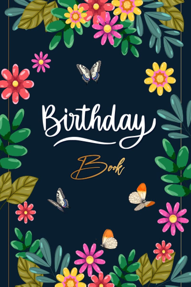 Birthday Book: Important Date Reminder Journal / Diary, Month By Month Recording of Birthdays, Anniversaries - ShopVlot
