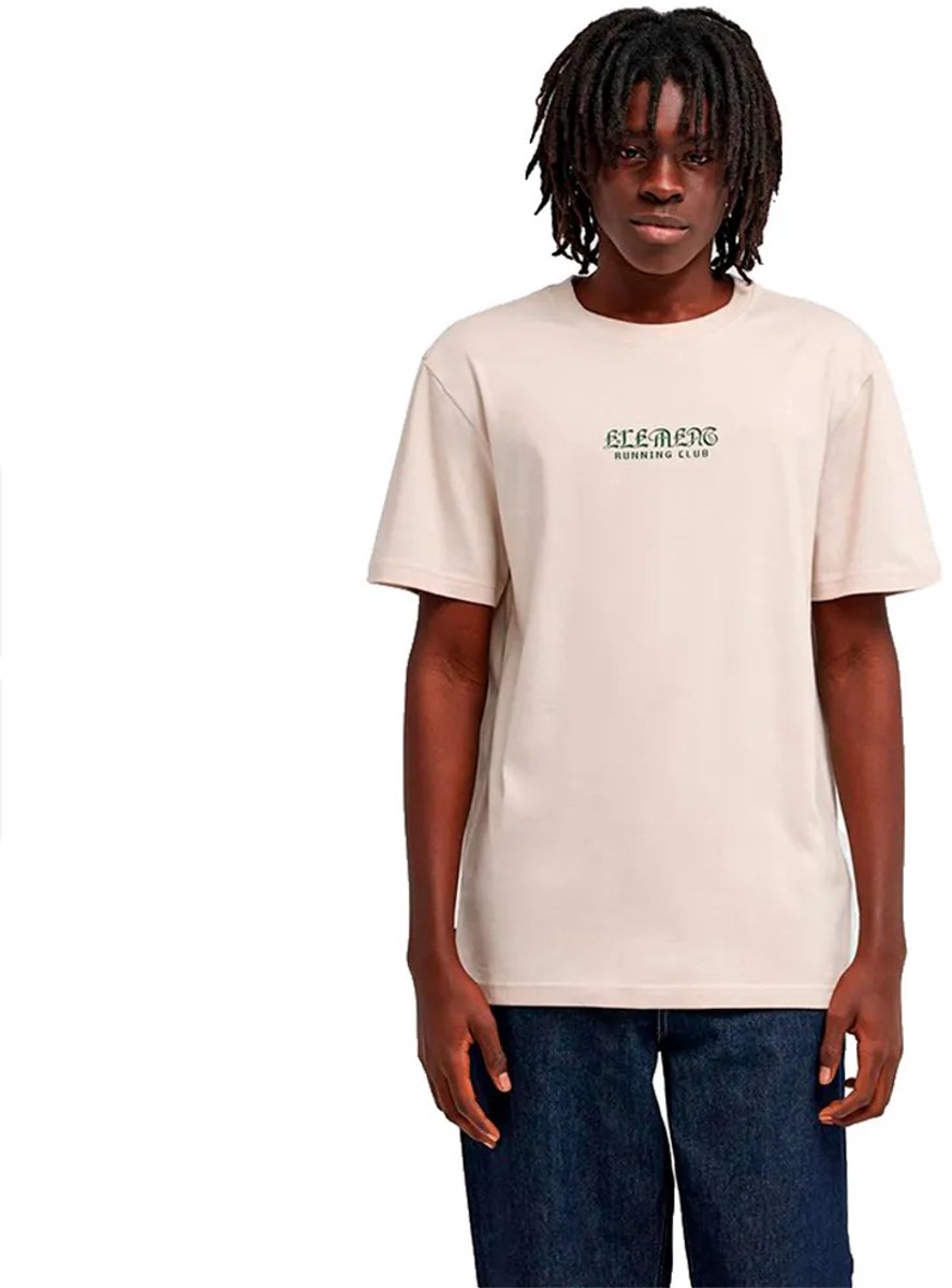 Element Runape T-shirt Met Korte Mouwen XL Man Oat Milk
