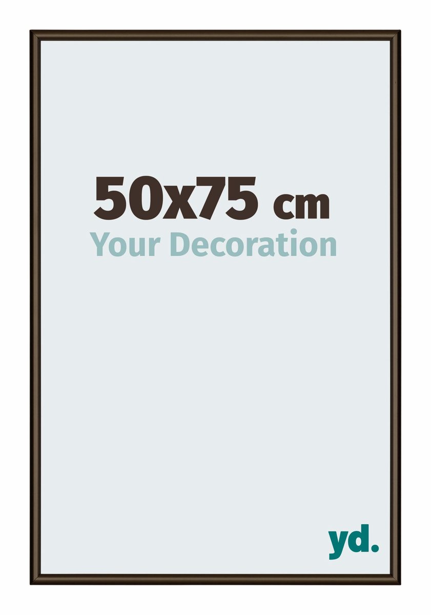 yd. Your Decoration - Fotolijst 50x75 cm - Aluminium - Walnoot Structuur - New York