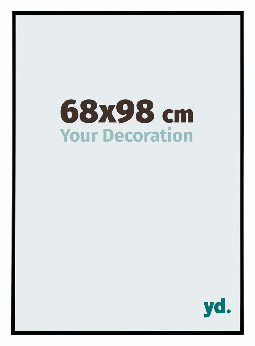 yd. Your Decoration - Fotolijst 68x98 cm - Kunststof - Zwart Mat - Evry