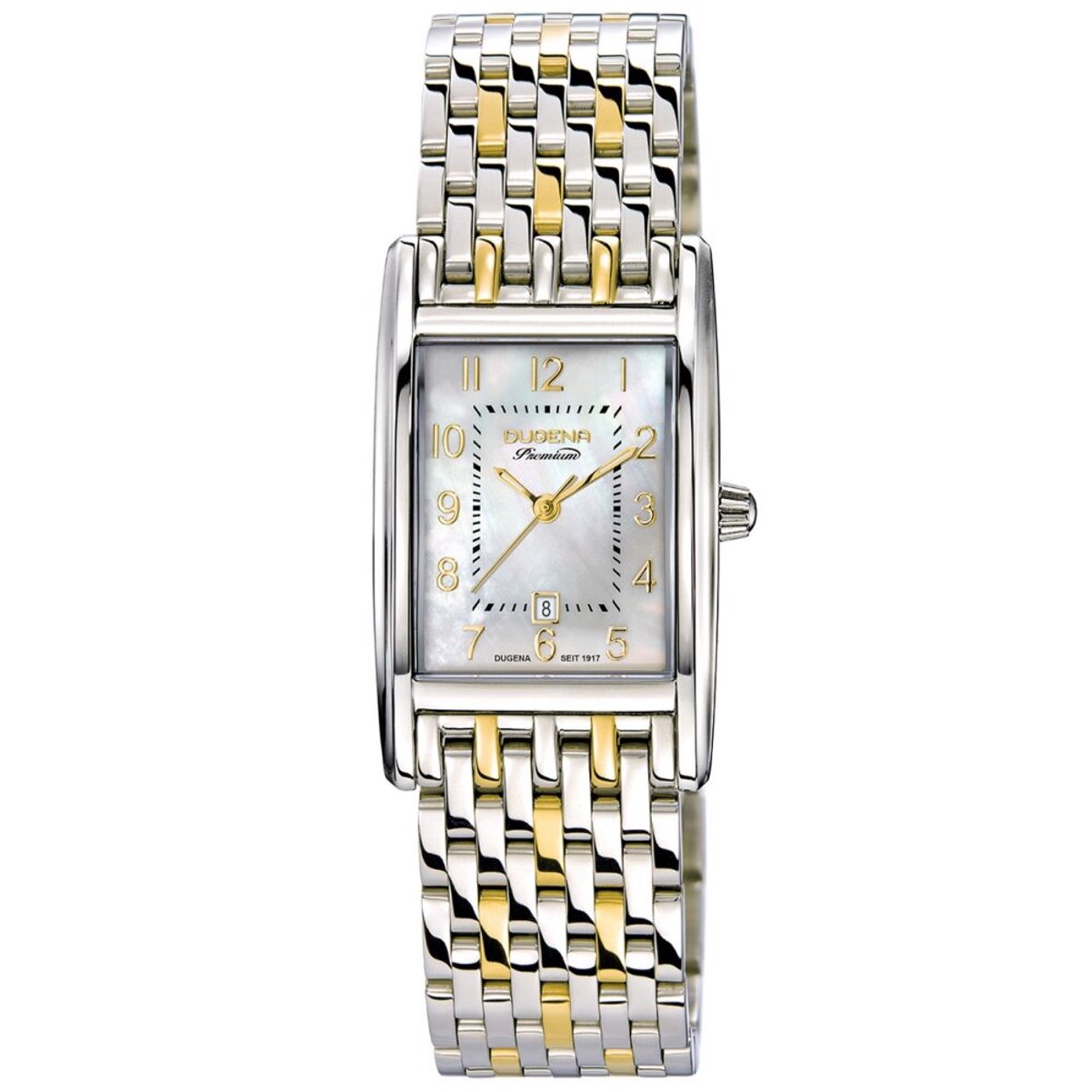 Dugena Premium - 7000122 - Polshorloge - Dames - Kwarts - Quadra Artdéco