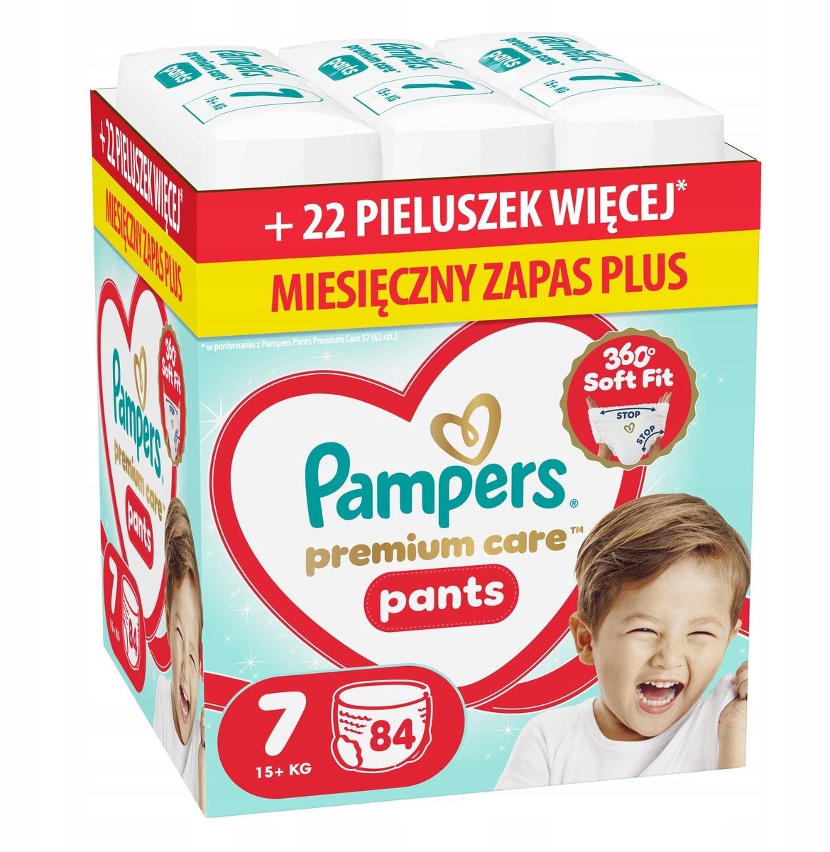 Pampers Premium Care luiers maat 7 | 84 stuks