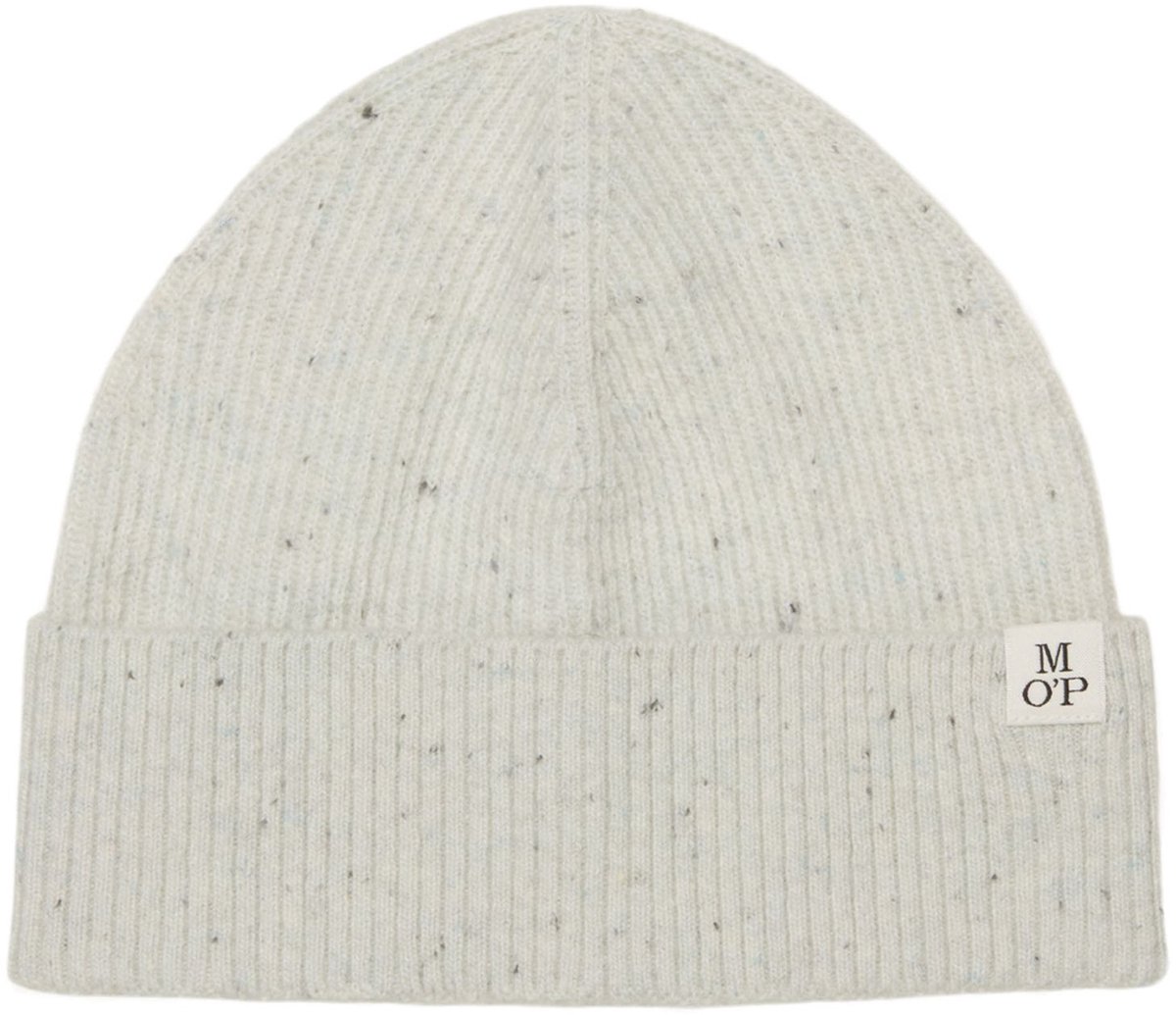 Marc O'Polo muts Knitted Hat Frozen Veil Lichtgrijs