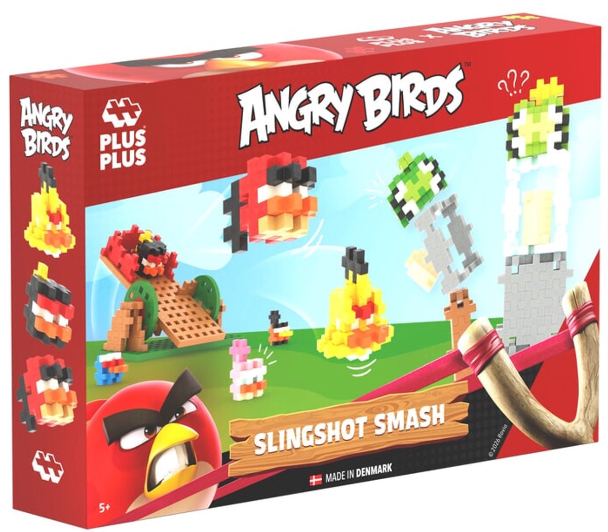 Plus-Plus Angry Birds Slingshot Smash 300 delige bouwset - 4432 - Bouwspeelgoed - Constructiespeelgoed - Set met bouwstenen - Vanaf 5 jaar