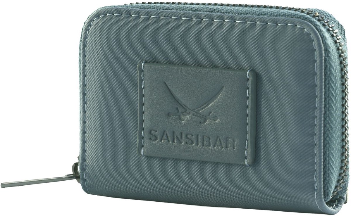 Sansibar kaarthoes Zip Wallet Blue blauwgrijs