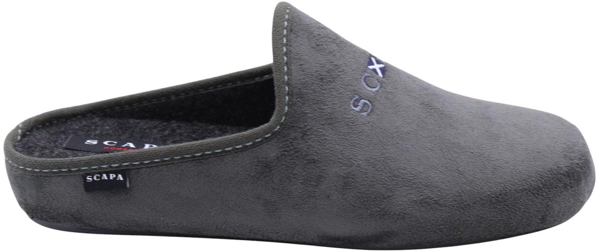 Scapa - Pantoffels - Grijs - Heren - Maat 43 -
