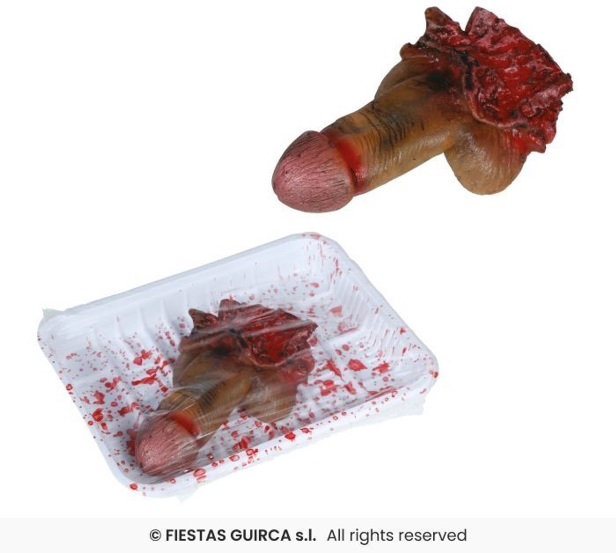 Afgehakte Latex Penis