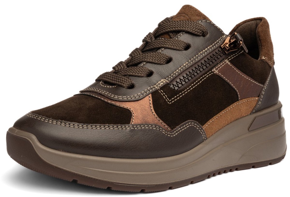 Ara - 12 57702 93GARDA - Lage sneakersDames sneakers - Kleur: Bruin - Maat: 42