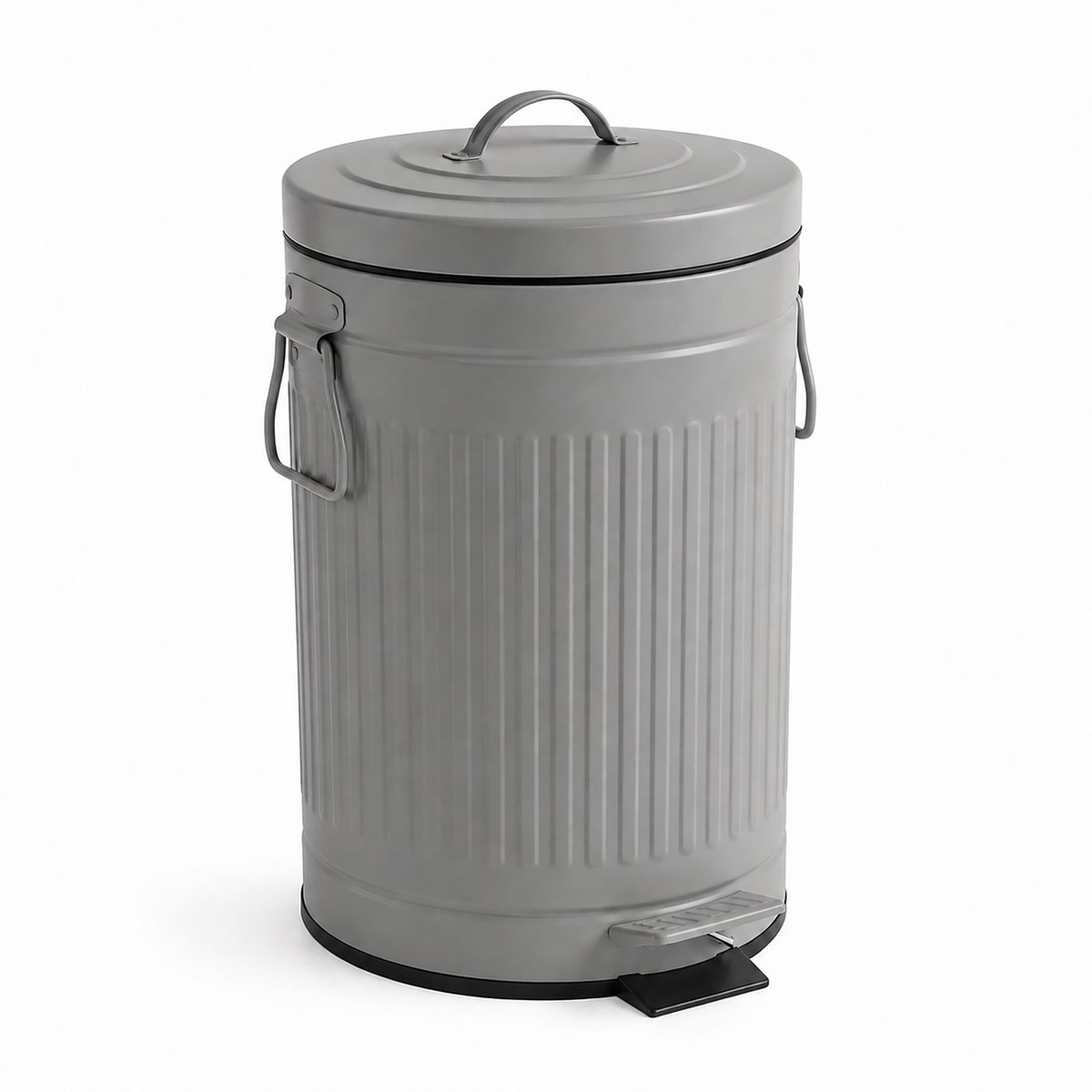 Prullenbak - 12 l - grijs
