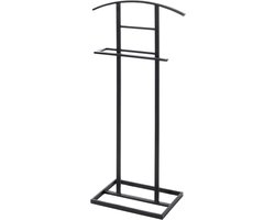 Kledingstandaard - Stille knecht - Orde houden - Modern design - 45 x 101 cm - Zwart