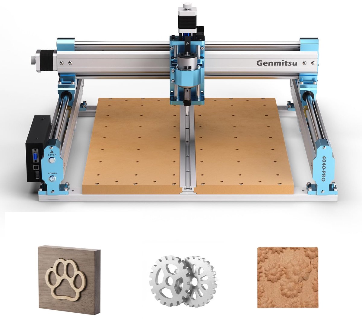 Genmitsu CNC Machine 4040-PRO voor Hout Acryl MDF Nylon Carving Snijden, GRBL Controle, 3 Axis CNC Router Machine - ShopVlot