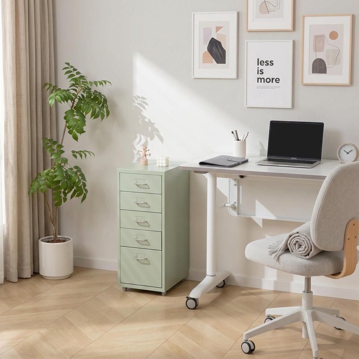 HollyHOME 5-lade mobiele archiefkast Office archiefkasten onder Bureau - ShopVlot