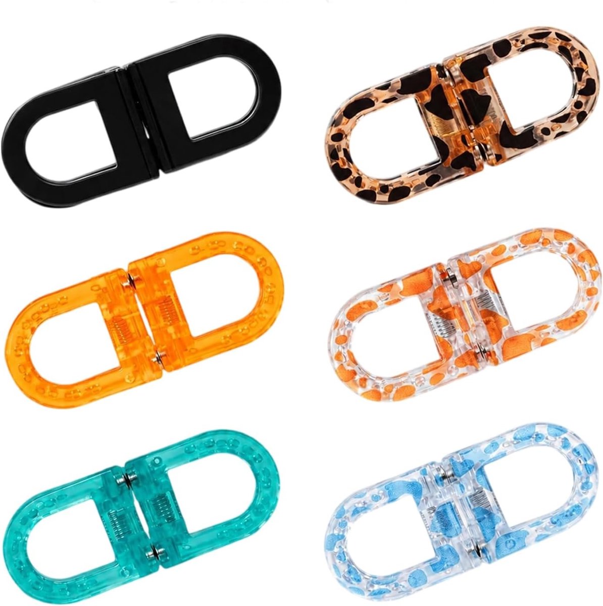 Set van 6 magnetische haarclips voor vrouwen - Perfect voor styling, haaraccessoires en grip