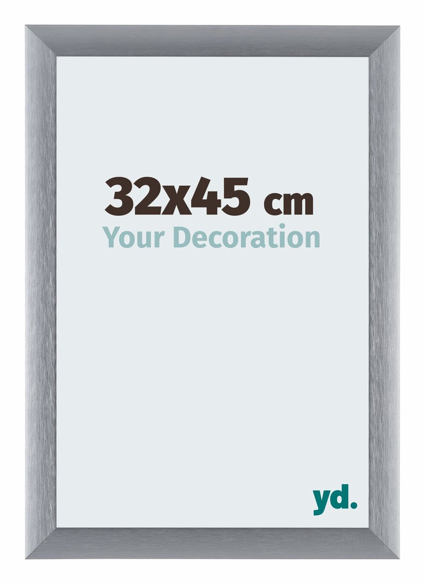 yd. Your Decoration - Fotolijst 32x45 cm - Aluminium - Zilver Geborsteld - Tucson