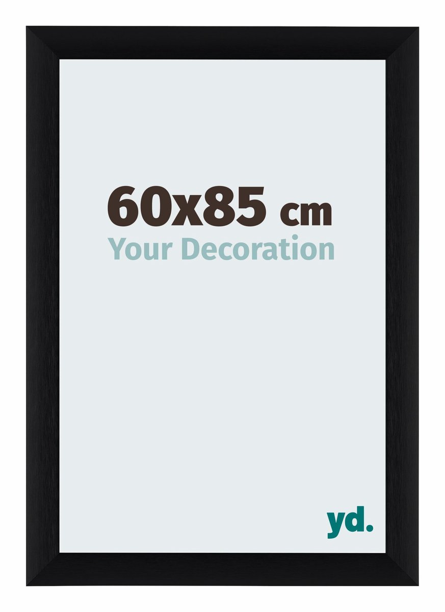 yd. Your Decoration - Fotolijst 60x85 cm - Aluminium - Zwart Geborsteld - Tucson
