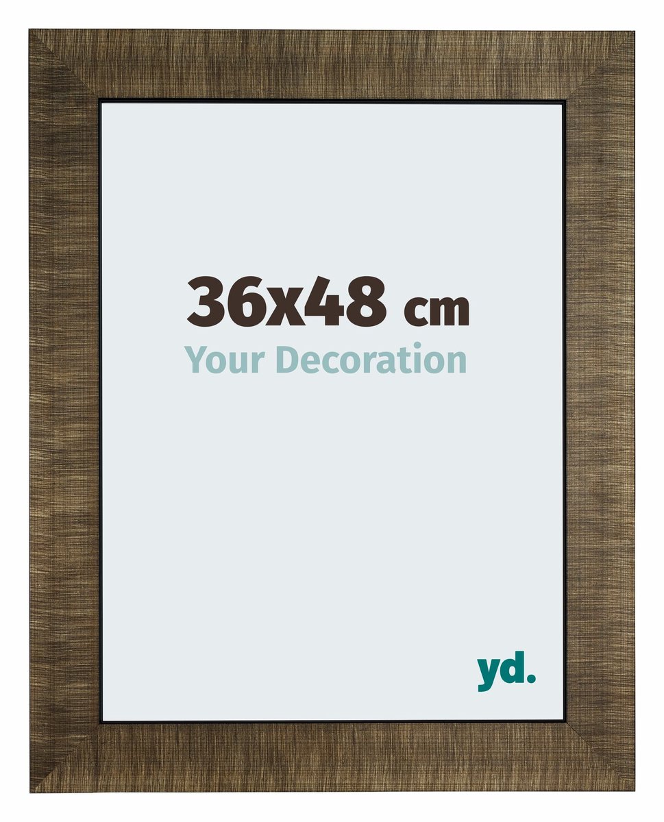 yd. Your Decoration - Fotolijst 36x48 cm - Hout - Champagne Geborsteld - Leeds