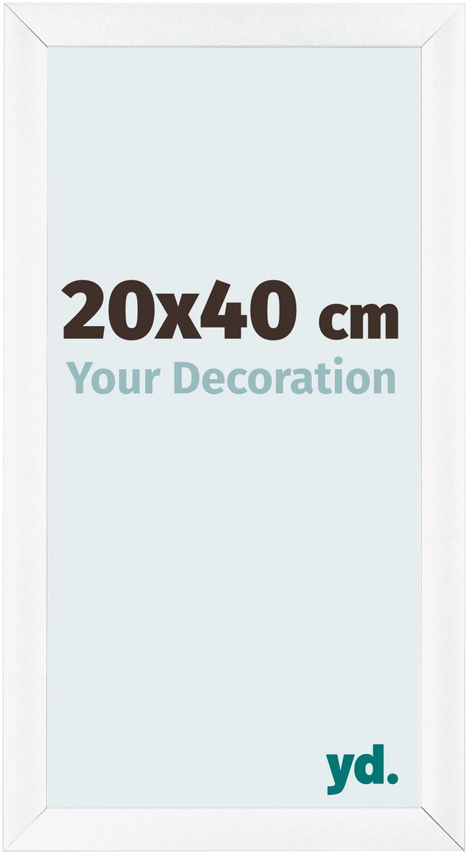yd. Your Decoration - Fotolijst 20x40 cm - MDF - Wit Mat - Pisa