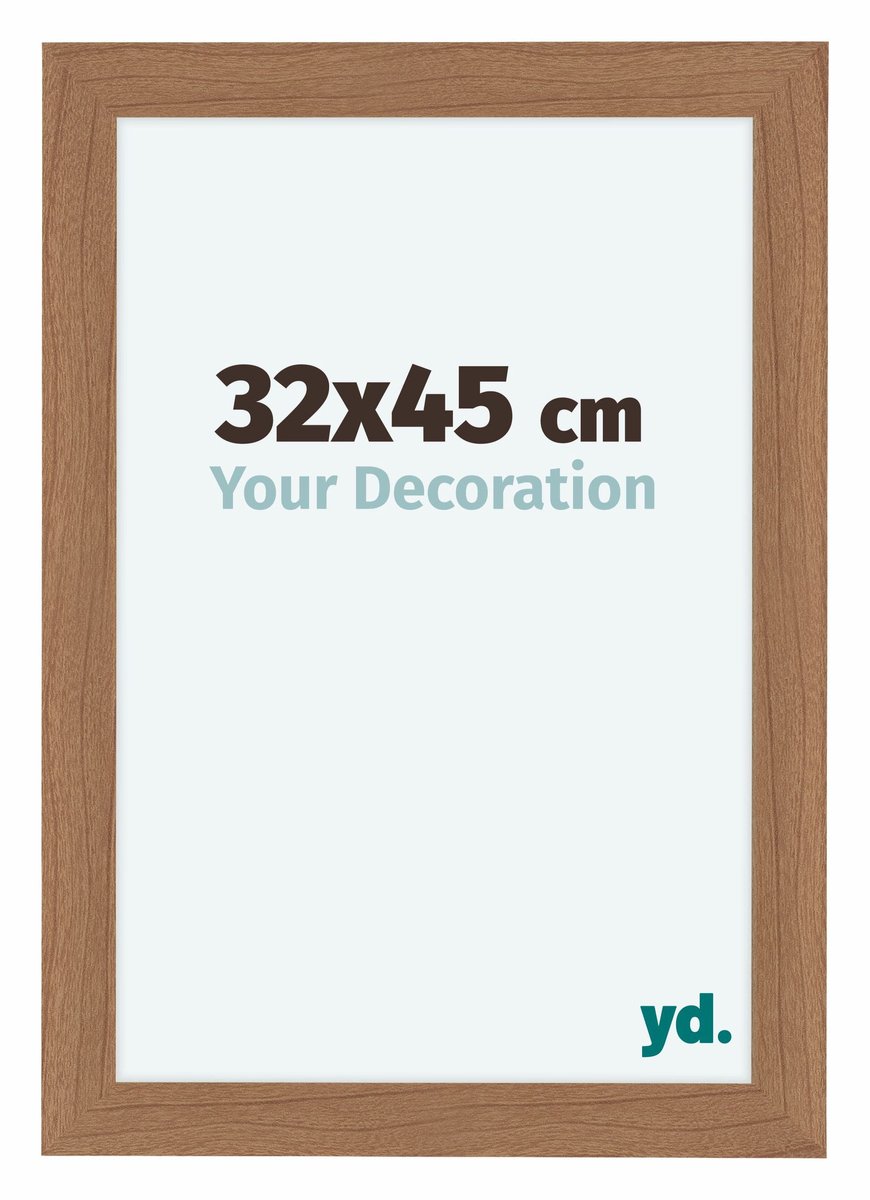 yd. Your Decoration - Fotolijst 32x45 cm - MDF - Notenhout Licht - Como