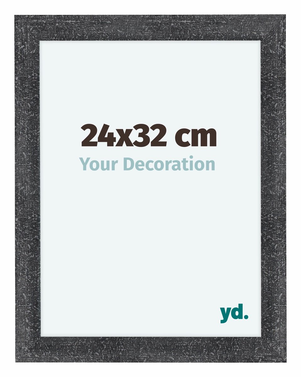 yd. Your Decoration - Fotolijst 24x32 cm - MDF - Grijs Geveegd - Como