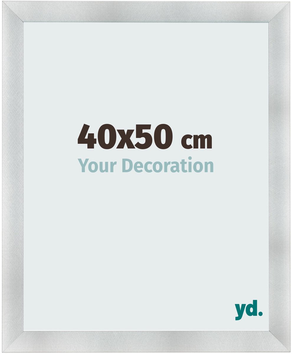 yd. Your Decoration - Fotolijst 40x50 cm - MDF - Aluminium Geborsteld - Pisa