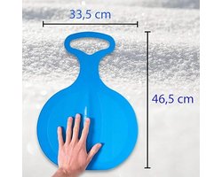 Prosperplast Poporo Kinder Slee - Blauw met Rugleuning en Touw