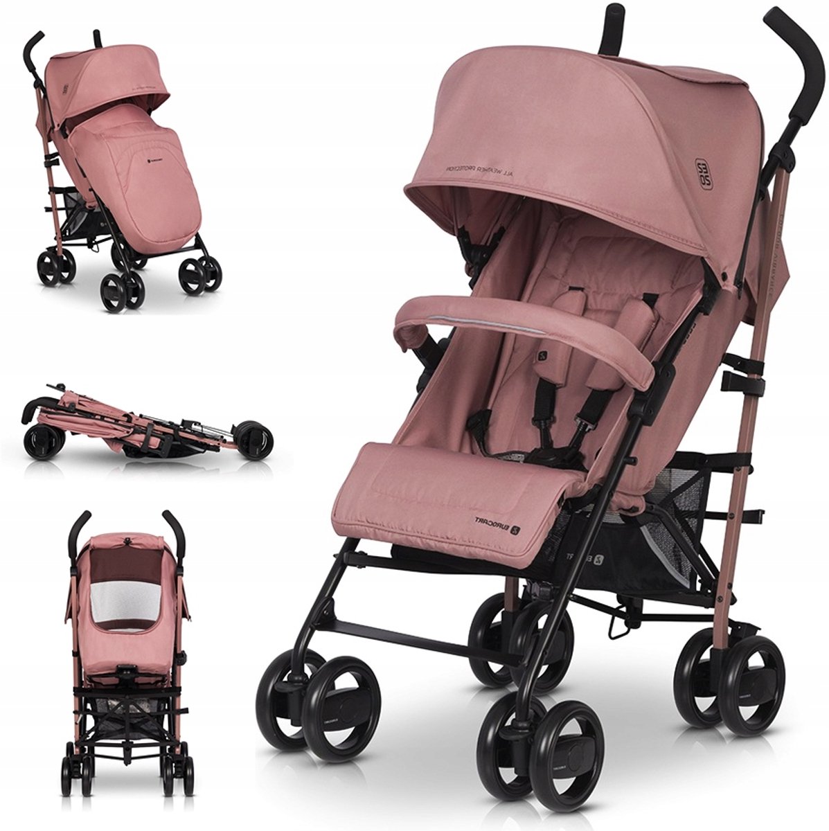 Euro-Cart Ezzo 2023 kinderwagen - compact en licht van gewicht