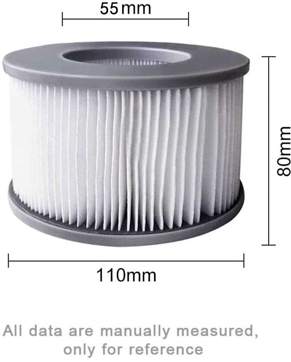 YanBan 2 x whirlpool-filter voor Mspa, opblaasbare zwembaden, filtercartridgepomp met verbeterde versie, geschikt voor - ShopVlot