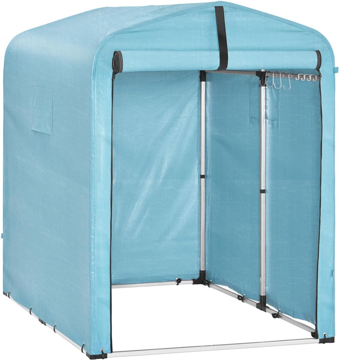 KIRA® Fietsenstalling - Fietsenhok - Fietsberging - Lichtblauw - 176cm x 120cm x 163cm