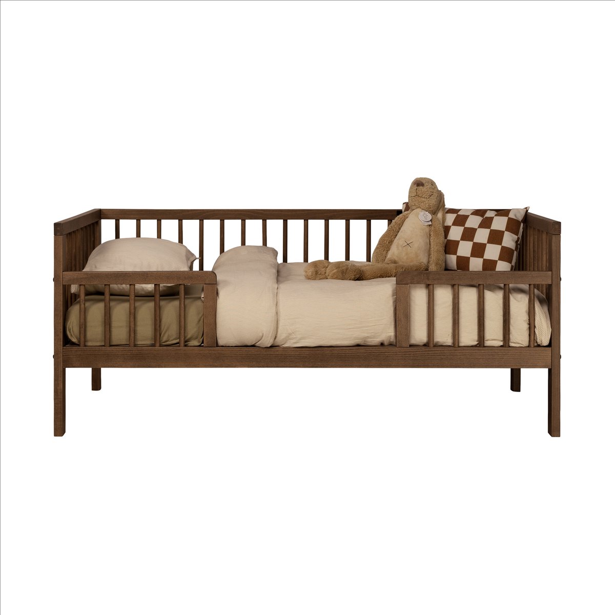 Bopita Mara Peuterbed - 70 x 140 cm - Walnut
